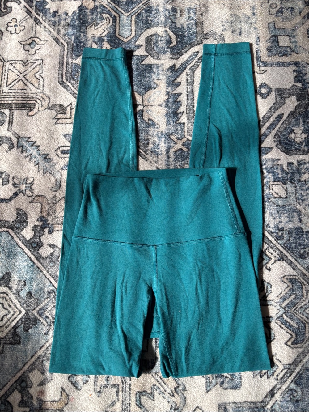 lululemon athletica Womans Teal Aligned Leggings